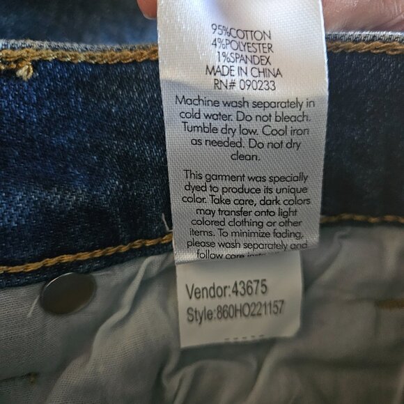 PacSun High Rise Skinny Jeans with Front Slit Detail – Size 25 - Picture 11 of 11